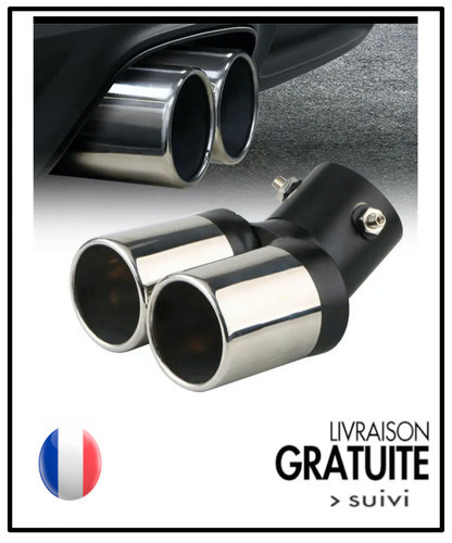 Embout echappement double 3 - embout,